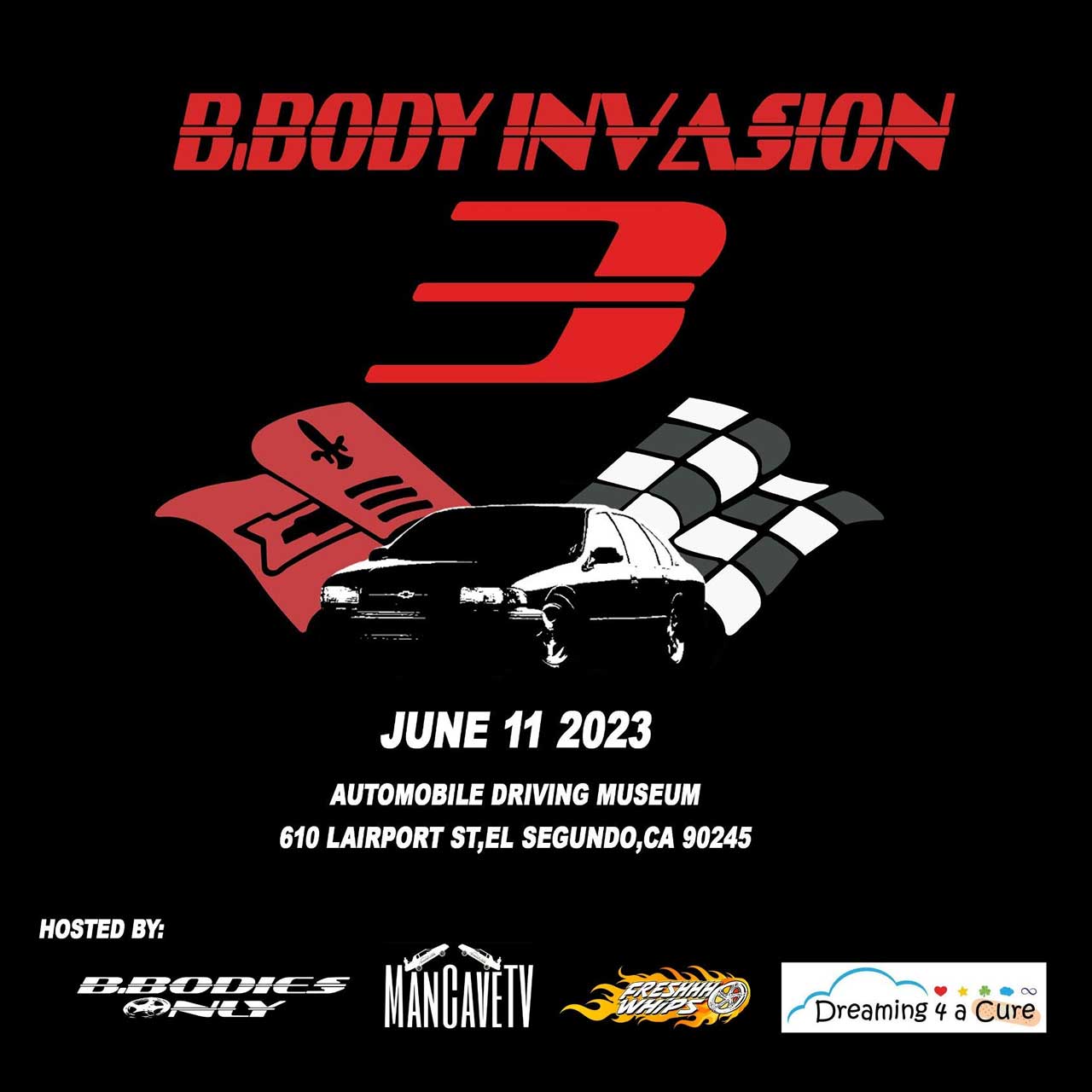 B.Body Invasion 3 Car Show - June 11, 2023