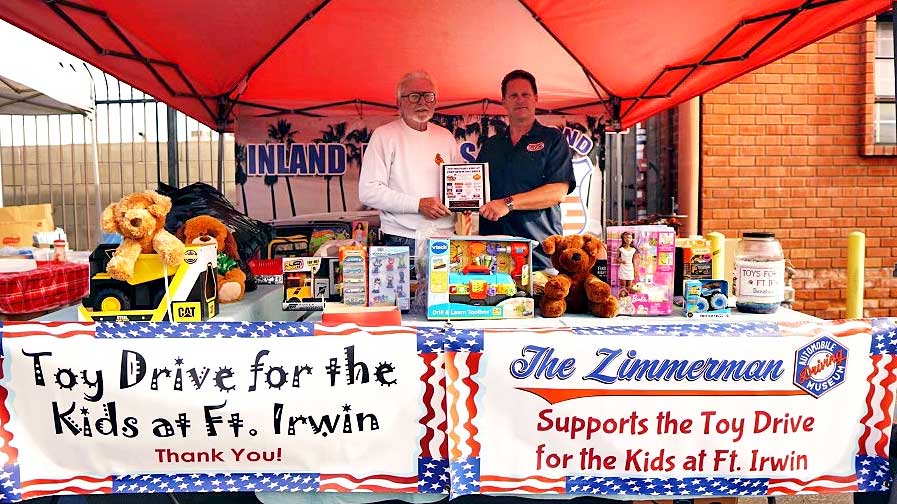 The Toy Drive for the Kids at Ft. Irwin at the ZADM