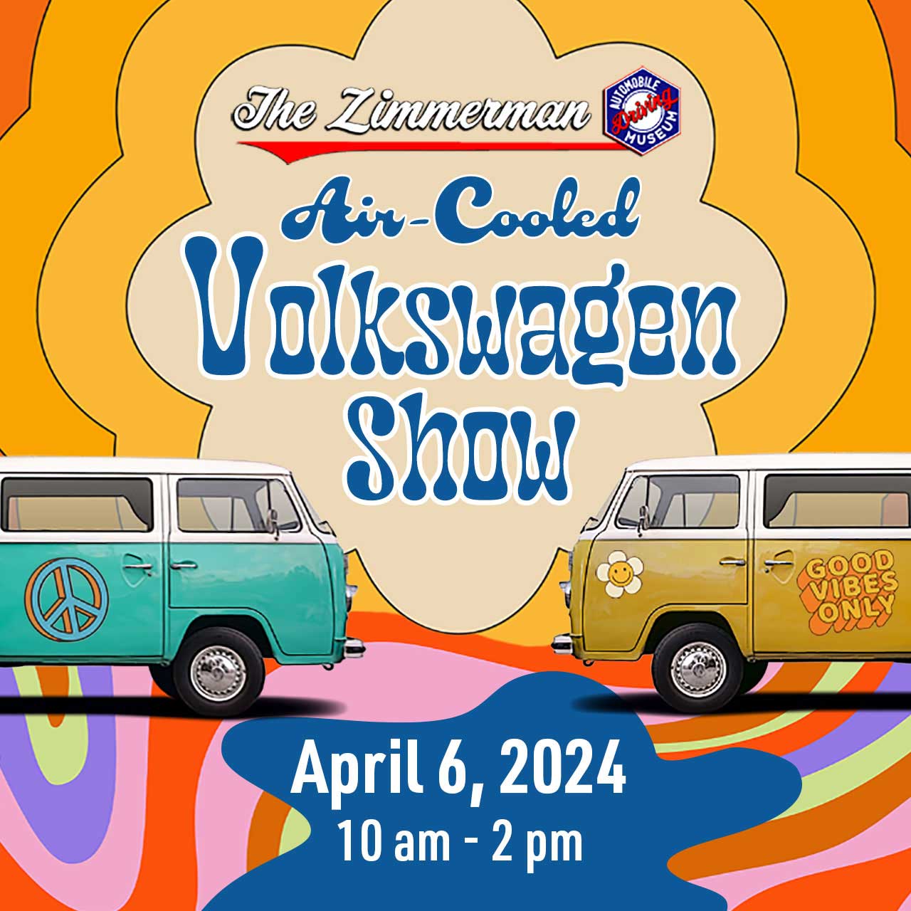 Air-Cooled Volkswagen Show - April 6, 2024, from 10 am - 2 pm